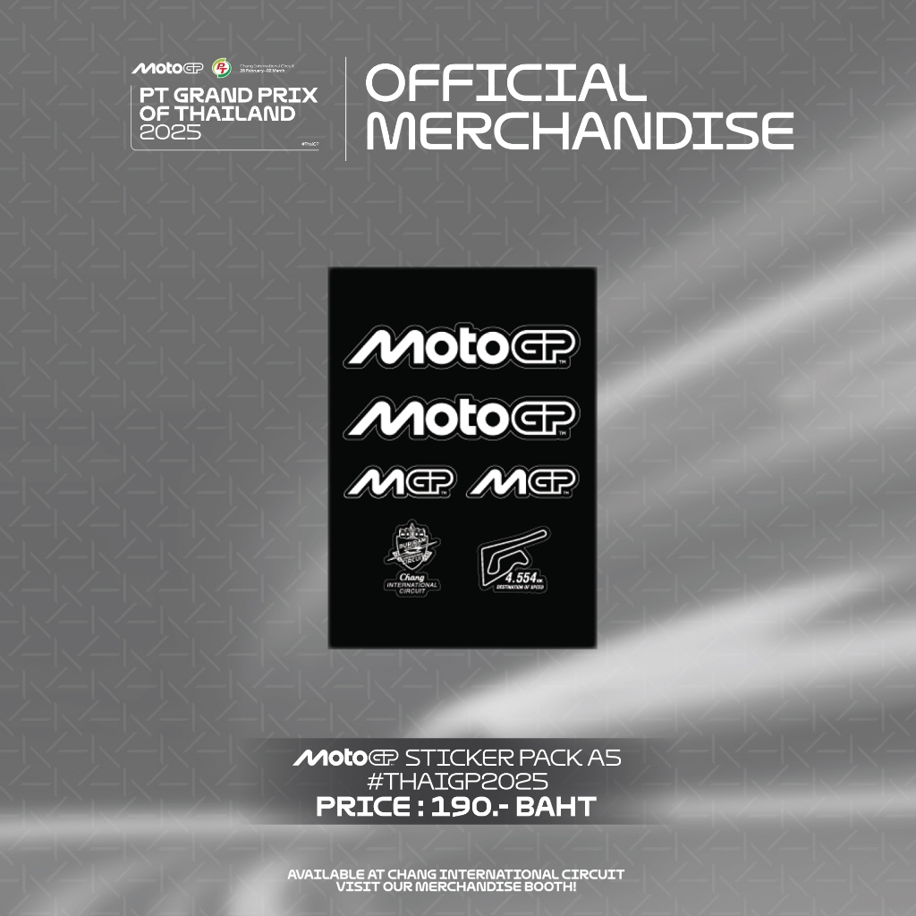 MotoGP™ STICKER PACK A5 #THAIGP2025