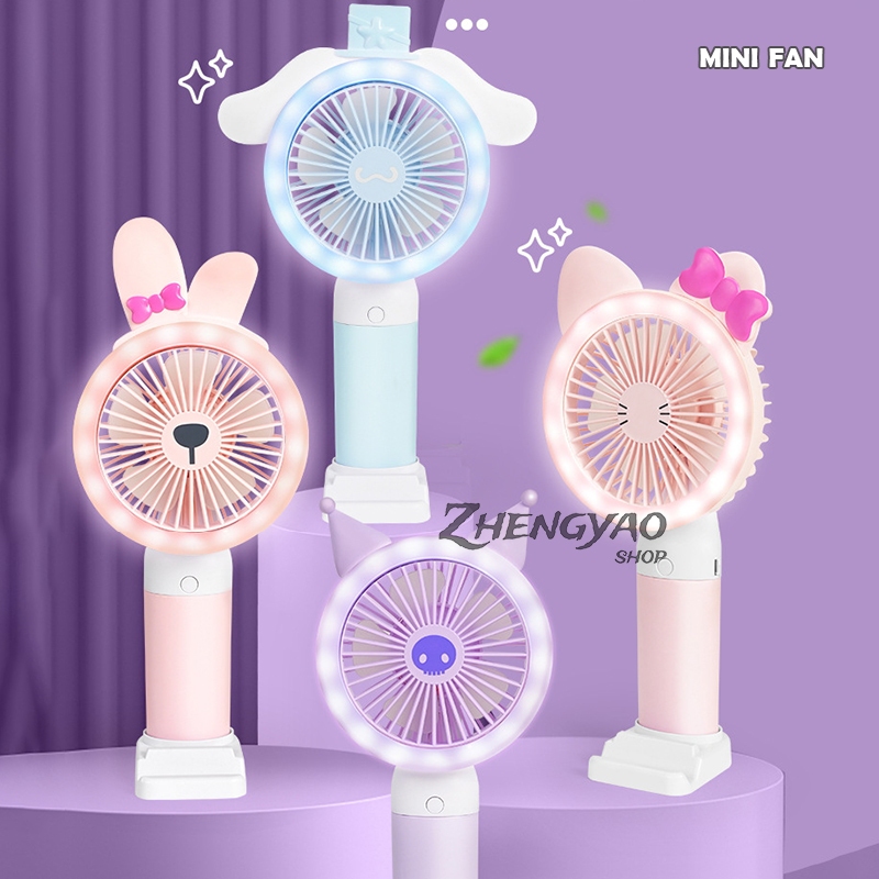 พับเก็บได้ หอพักนักเรียน ข้างเตีอง โต๊ะทำงาน พัดลมพกพา พร้อมสายUSB MiNi Fan พัดลมมินิ นิ้วพร้อมไฟ ปร