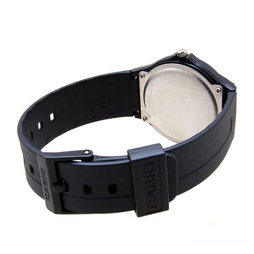 Casio นาฬิกาข้อมือผู้ชาย สีดำ สายเรซิ่น รุ่น MW-59,MW-59-7B,MW-59-7BVDF