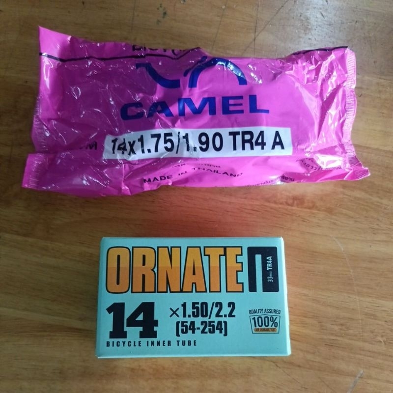 ยางใน จักรยาน 14" (14นิ้ว) 14*1.50 , 14*1.75 , 14*2.40 ใส่ได้หมด