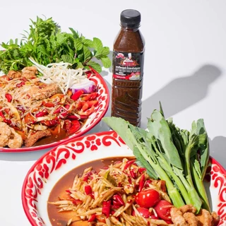 น้ำปลาร้าเชฟไพรฑูรย์ สูตรนัวกลมกล่อม แพ็ค 6 ขวด (ขวดละ 400ml)