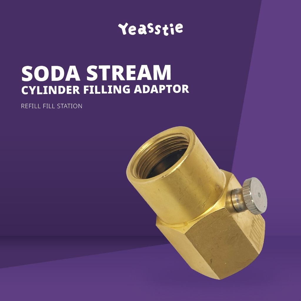 Soda Stream Cylinder Filling Adaptor (Refill Fill Station)