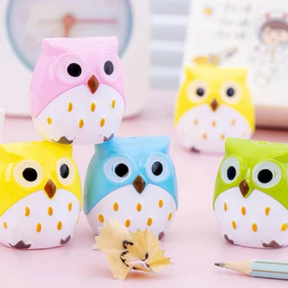 🦉กบเหลานกฮูก กบเหลาสองรู เก็บขี้ดินสอได้