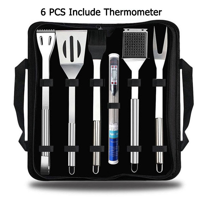 Tools Set Barbecue Utensil Accessories Thermometer Barbeque Grilling Accessories Outdoor Gril Tools 