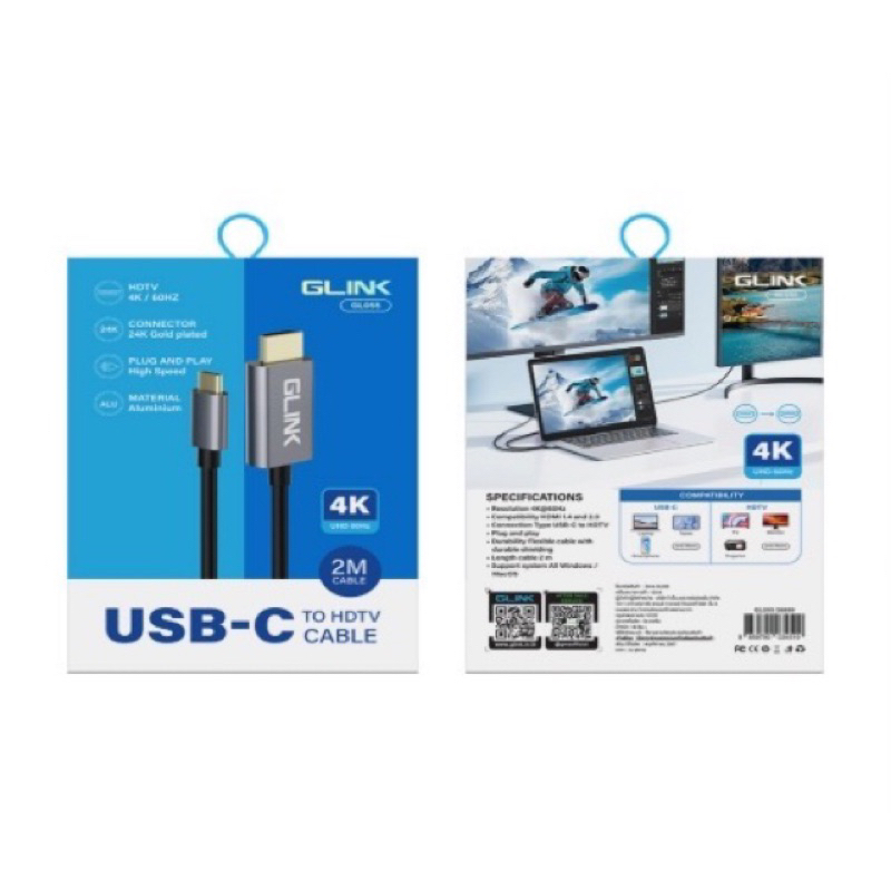 GLINK GL-055 USB-C to HDTV CABLE