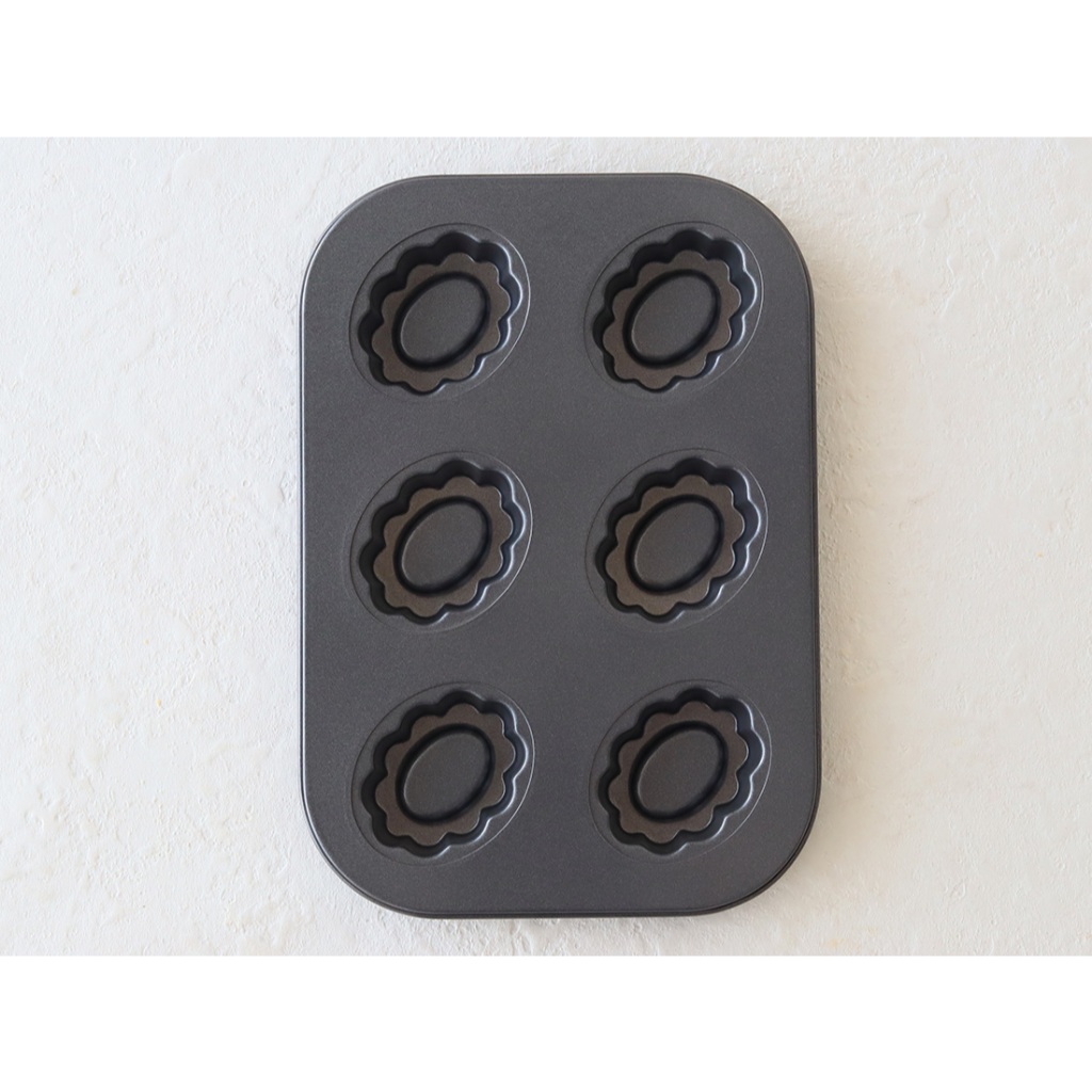 พิมพ์ขนม cotta ลายดอกไม้วงรี