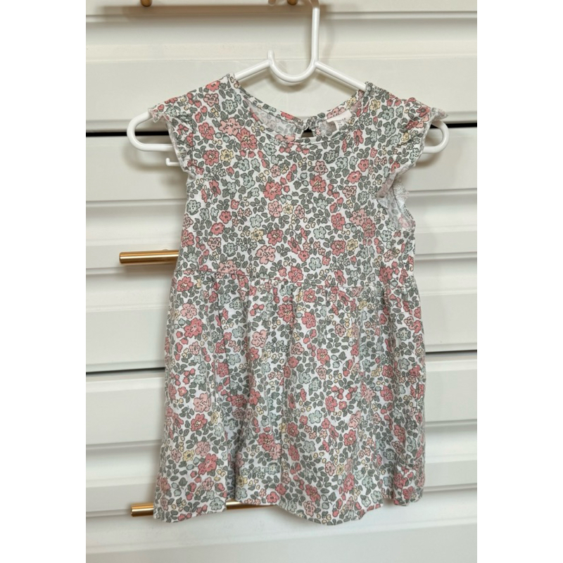 Dress แบรนด์ H&M มือสอง สภาพใช้งาน size EUR80/US12M/UK9-12M