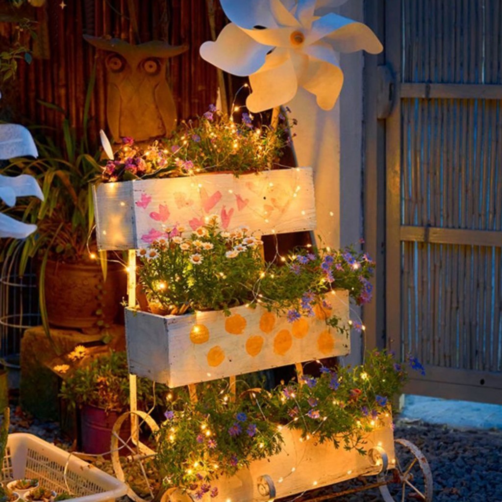 ไฟลวดLED ไฟประดับ สายไฟกระพริบ LED 1 เมตร สําหรับคริสต์มาส งานแต่งงาน ร้านอาหาร - รูปที่ 4