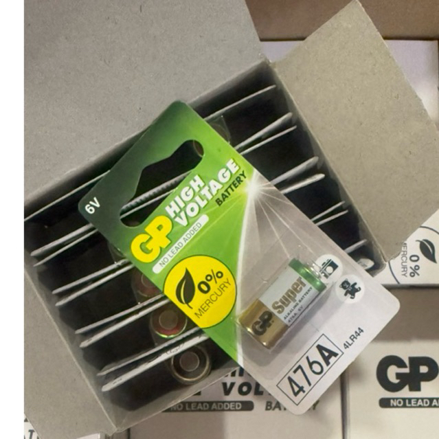 GP 476A/4LR44 6V alkaline battery แพค1ก้อน(ออกใบกำกับภาษีได้)