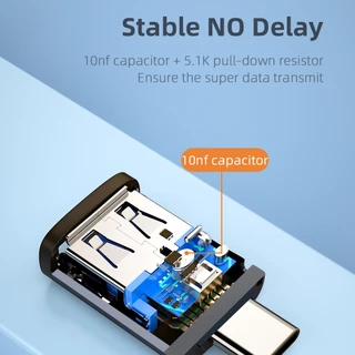 Essager อะแดปเตอร์ Micro To Type C USB 3.0 OTG สำหรับชาร์จโทรศัพท์มือถือและคอมพิวเตอร์