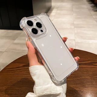 Silicone กันกระแทกเคส For iPhone 11 13 15 Pro Max 17 16 14 12 Air 7 8 Plus XR X Xs 15promax 16promax เคสโทรศัพท์มือถือ