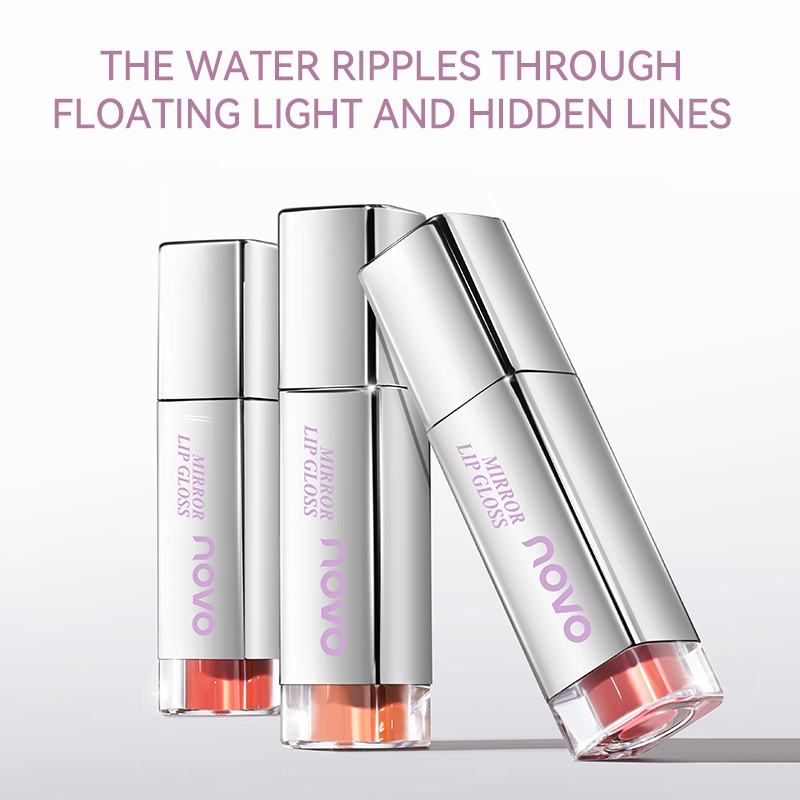 6476 (ใหม่/แท้) NOVO ลิปจุ่ม ลิปกลอส เจลลี่ทินท์ ปากฉ่ำวาว ติดทน กันน้ำ LIP GLOSS