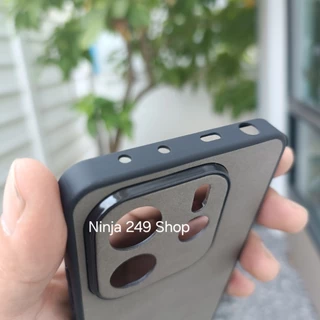 เคส สำหรับ Redmi Note14 5G (เฉพาะ5Gเท่านั้น) ขอบซิลิโคนกันกล้อง+ลายหนังกลับ #Redmi Note 14 5G