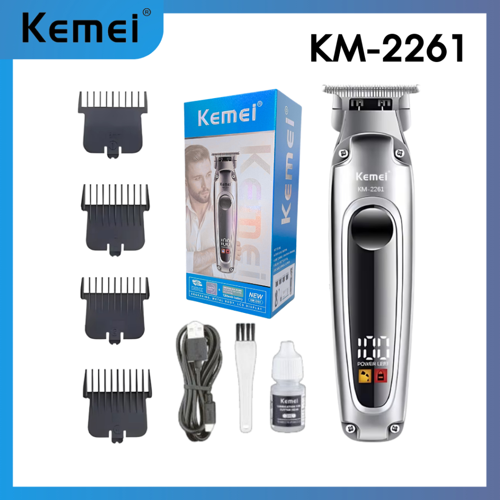 KEMEI รุ่น KM-2796 ปัตตาเลี่ยนตัดแต่งทรงผม ตัวใหญ่ ทนทาน ตัดดี รอบหมุน 9000RPM พร้อมส่งในไทย