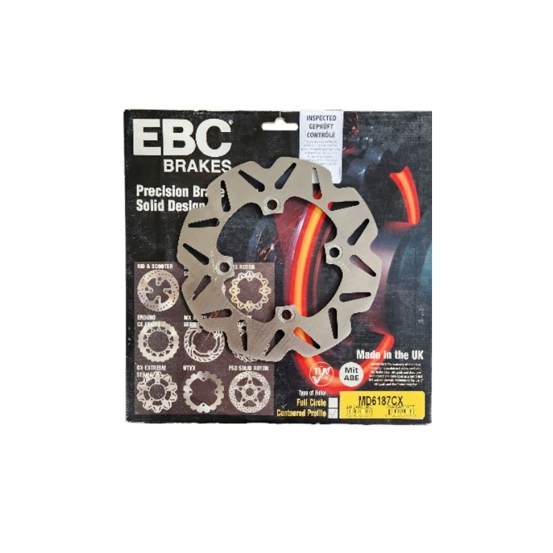 จานเบรค EBC Brakes รุ่น CX Extreme Motocross Race Disc / จานเบรคหลัง Kawasaki KX100, KX85, KX112