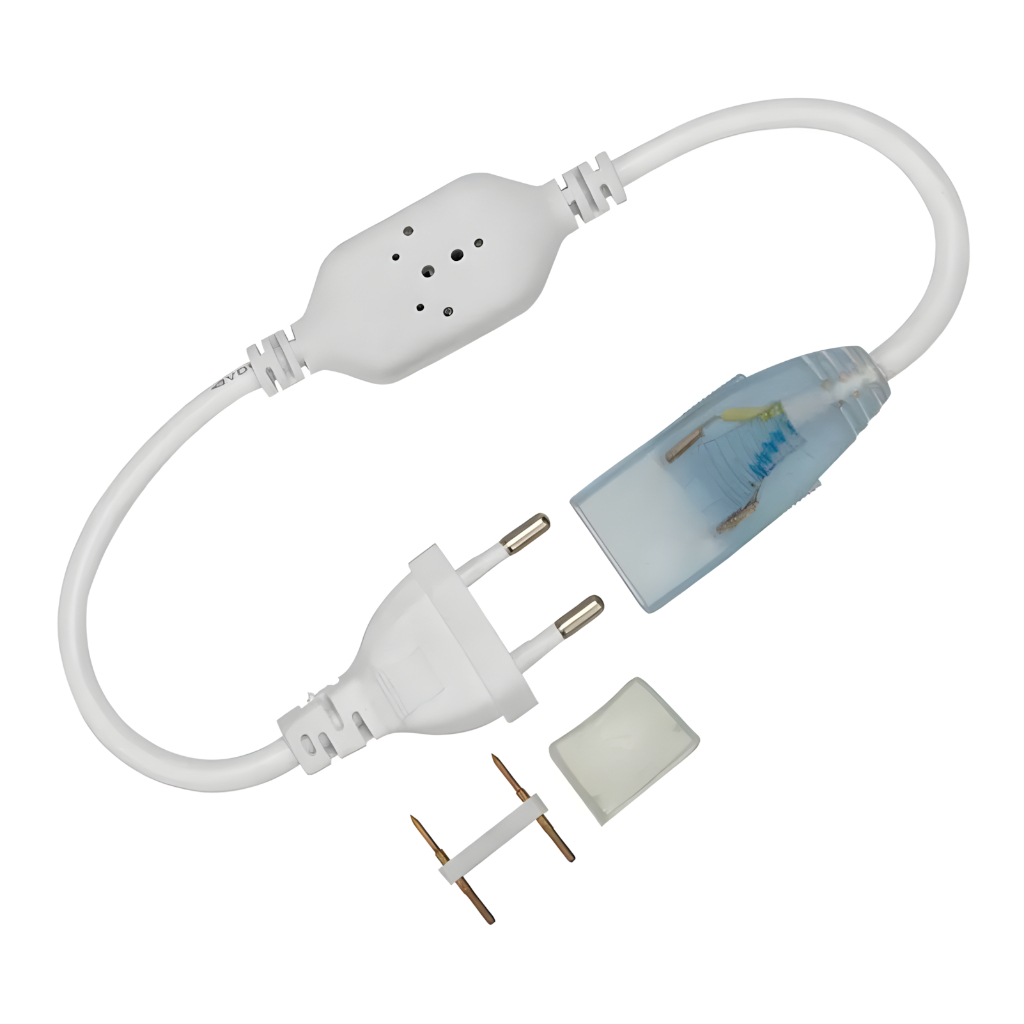 ไฟ LED นีออนแบบยืดหยุ่นพร้อมปลั๊ก เหมาะสำหรับปลั๊ก 1-100 ม. 220v