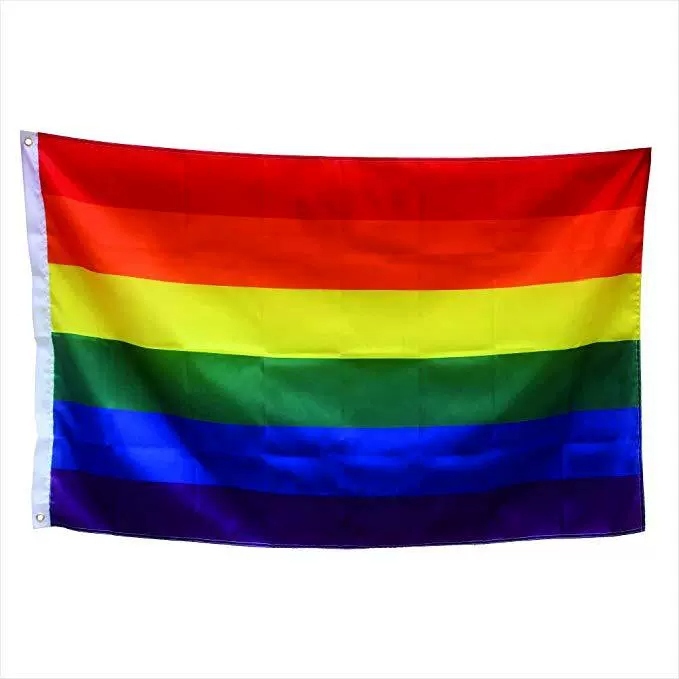 ธงผ้าแบนเนอร์ ธงผ้ายาว สีสัน สายรุ้ง Fabric banner flags, long fabric flags, colorful, rainbow