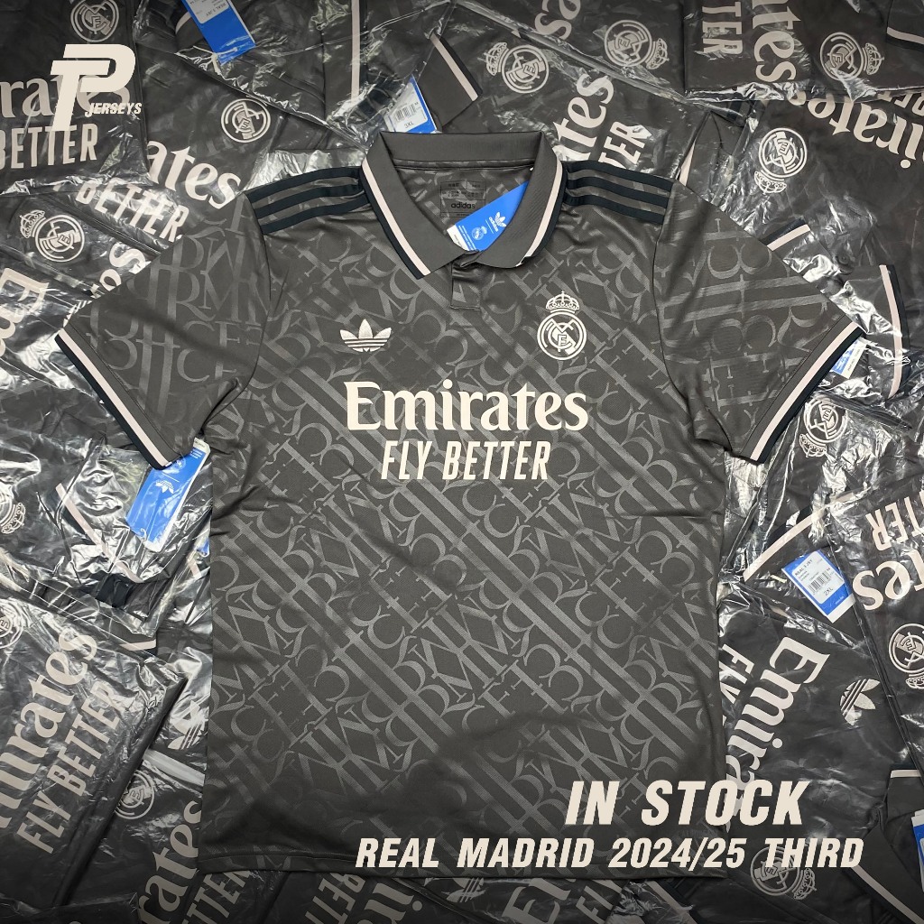 เสื้อฟุตบอล Real Madrid 2024/25 Third เสื้อเรอัล มาดริด ของแท้