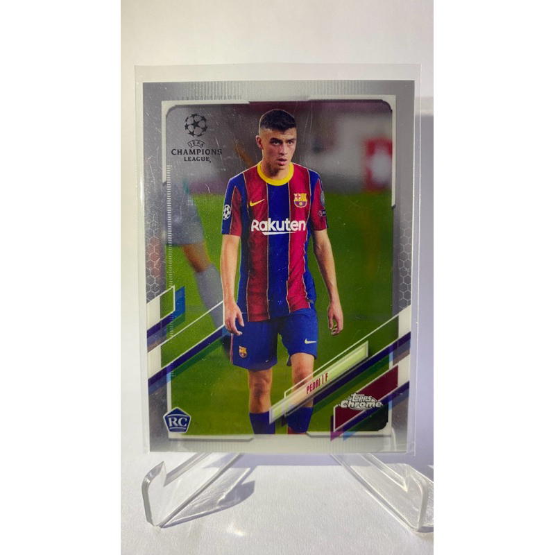 การ์ดนักฟุตบอล Pedri RC FC BARCELONA TOPPS 2021