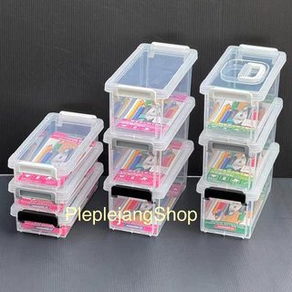 กล่องใส่ปากกา กล่องเครื่องเขียน หูล็อค มีหูหิ้ว กล่องใส่ของ Keyway