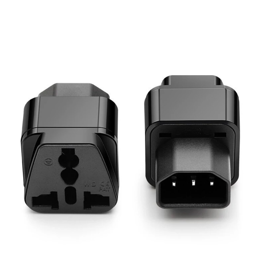 พร้อมส่ง Adapter AC Power Plug For UPS( M/F)/หัวแปลงเต้ารับUPS/หัวแปลงปลั๊กIEC320/หัวแปลงปลั๊กupsIECto3PIN