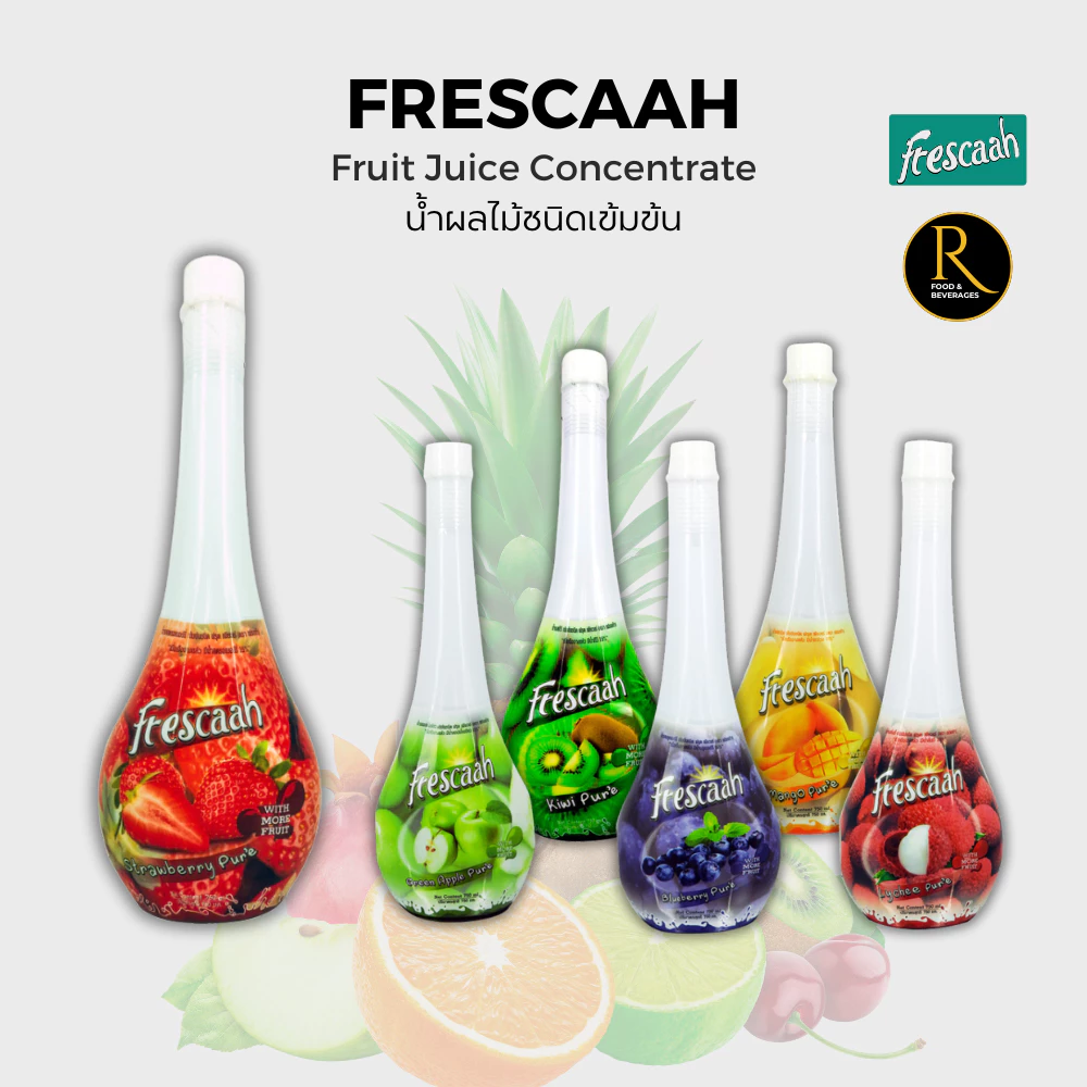 Frescaah Fruit Juice Concentrate น้ำผลไม้ Frescaah ชนิดเข้มข้น 750 ml.