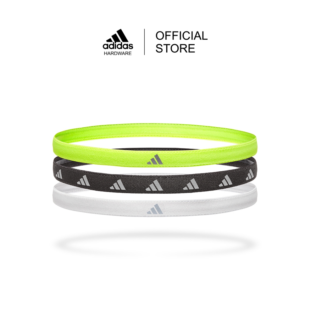 adidas ที่คาดผม เขียวมะนาว, ขาว, เงินสะท้อนแสง / Hairbands Lucid Lemon, White, Silver Reflective