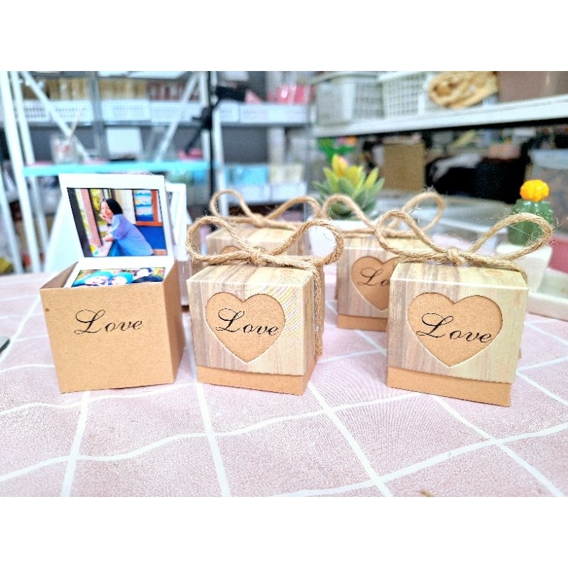 ของขวัญปัจฉิม กล่องเก็บความทรงจำ Photo box กล่องใส่รูป ของขวัญวันครบรอบของขวัญวันเกิด ของขวัญให้แฟน วาเลนไท ไม่มีขั้นต่ำ - รูปที่ 3