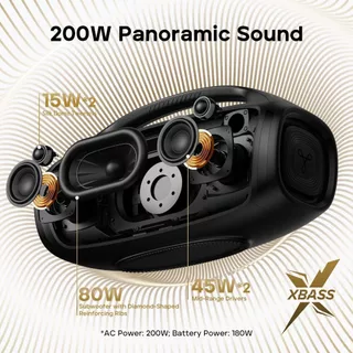 [ประกันศูนย์ไทย] Tribit Stormbox Blast 2 200วัตต์ IP67 ลำโพงบลูทูธ Bluetooth .speaker
