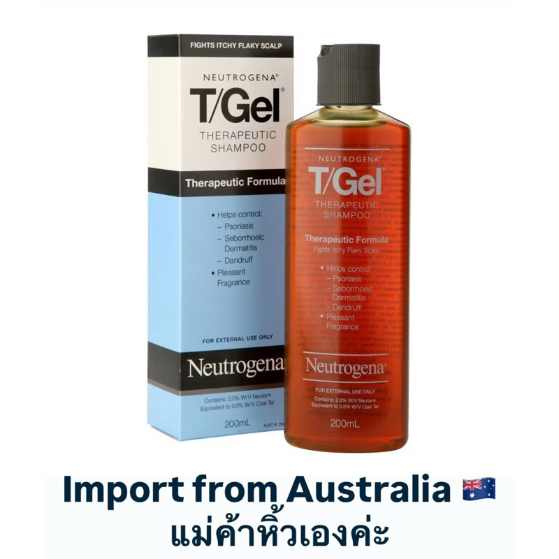 T/Gel shampoo Neutrogena (Coal Tar 0.5% w/v) Import from Australia🇦🇺 หิ้วเองค่ะ