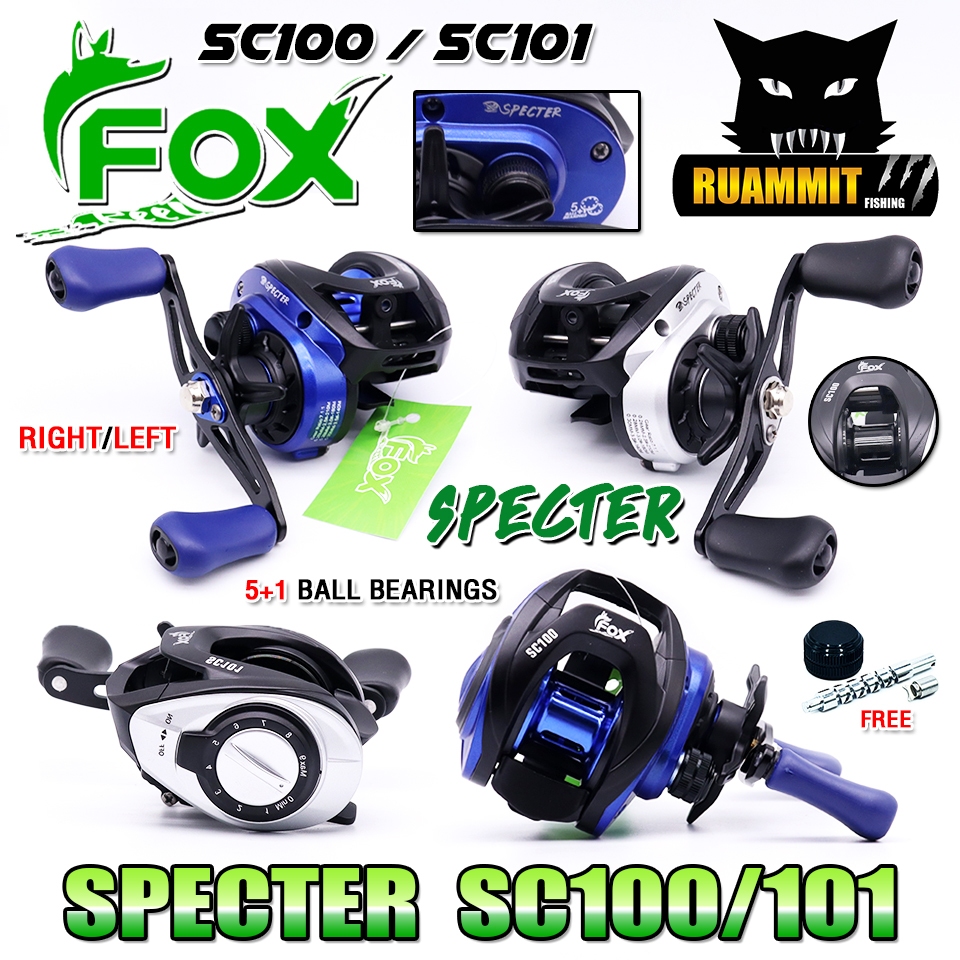รอกตกปลา รอกหยดน้ำ FOX SPECTER SC100/SC101 (แถมฟรีอะไหล่สำรอง)
