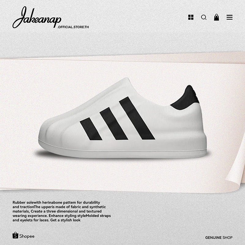 Adidas Originals AdiFOM Superstar White Black HQ8750 [ ของแท้100% ]