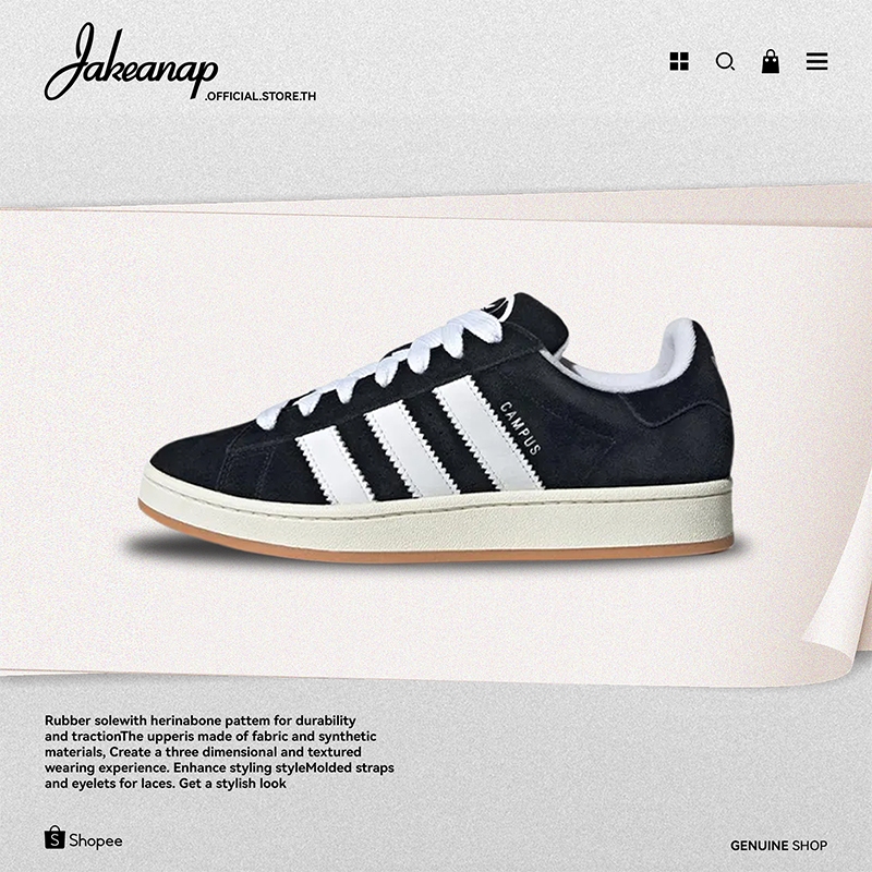 Adidas Originals Campus 00s Core Black HQ8708 [ ของแท้100% ]