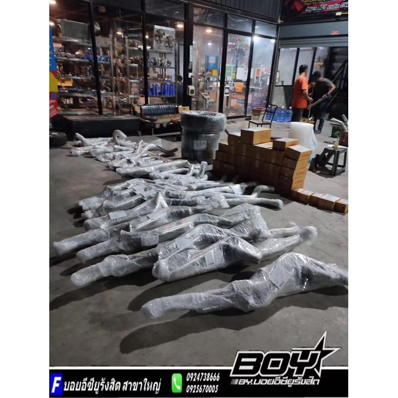 ท่อออกท้ายปลายไดร์มีพัก ท่อสูตรรถกระบะ งานดัดCNC - รูปที่ 6