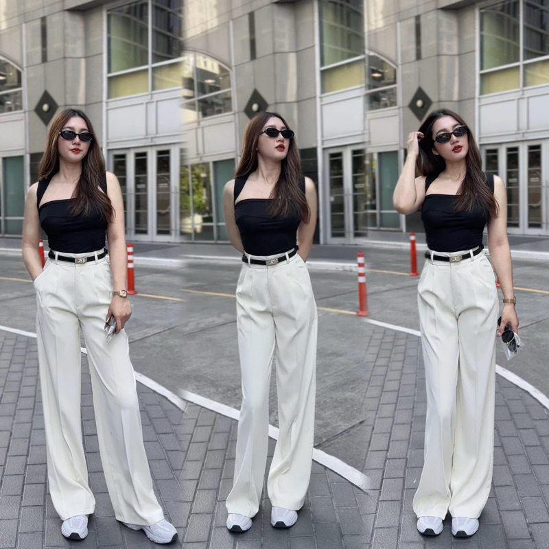 กางเกง ขากระบอกพรางหุ่น (รุ่นK01)