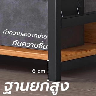 ชั้นวางของ เข้ากับบ้านสไตล์เรียบง่าย ไม้โครงเหล็ก จัดเก็บของได้หลากหลาย เเข็งเเรง รับน้ำหนักได้ดี