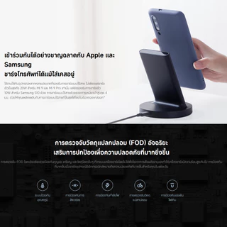 Xiaomi 20W Wireless Charging Stand ชาร์จไร้สาย | การชาร์จแบบไร้สาย | ชาร์จผ่านเคส | ประสบการณ์การชาร์จไร้สายแบบใหม่