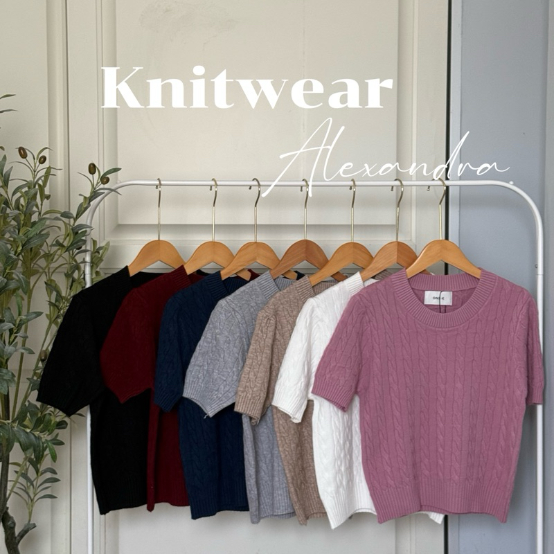 [ป้าย One K] สินค้าใหม่ค่า เสื้อไหมพรมลายเปีย ใส่ได้เรื่อยๆ สไตล์เกาหลี งานเนี๊ยบดูแพง รีบกดสั่งด่วนเลย