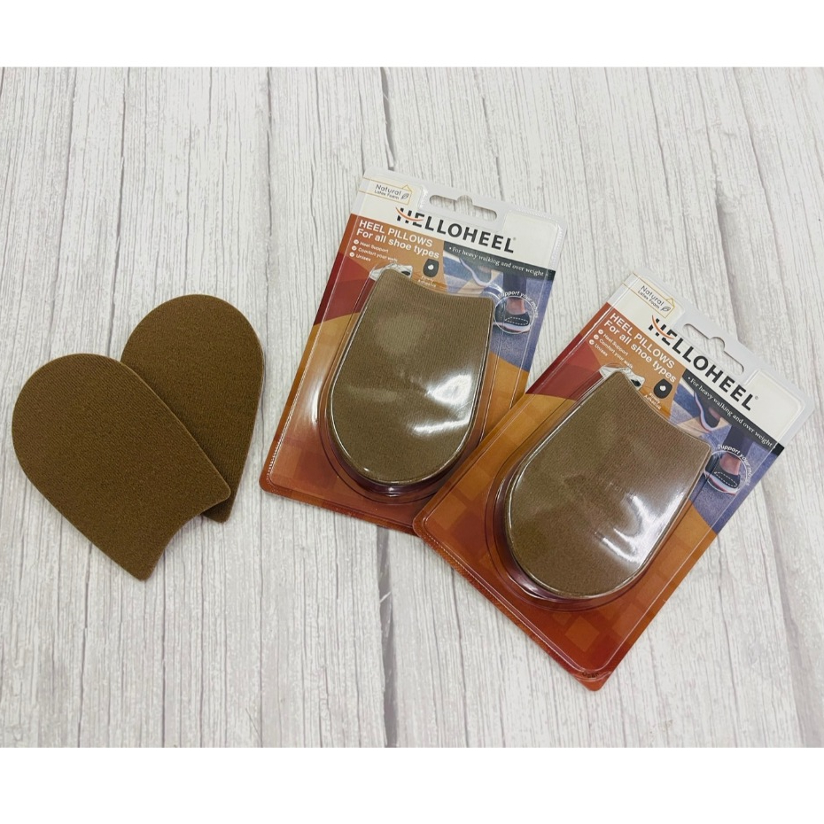 (รองส้น75) หมอนรองส้นเท้า รุ่น Heel Pillows ของ HELLOHEEL สำหรับผู้ที่เดินมาก หนา10มม.