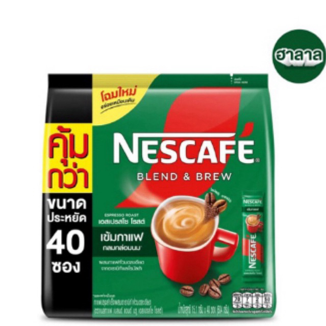 เนสกาแฟ3in1 เอสเปรสโซ่โรสขนาด40ซอง
