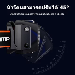 ไฟฉายคาดหัวแท้LED3สีปรับระดับไฟได้7ระดับ ไฟฉายแรงสูง แบตอึด ไฟส่องกบ ไฟคาดหัวแรงสูง ไฟสายคาดหัว ไฟฉายคาดหัว ไฟส่องสัตว์