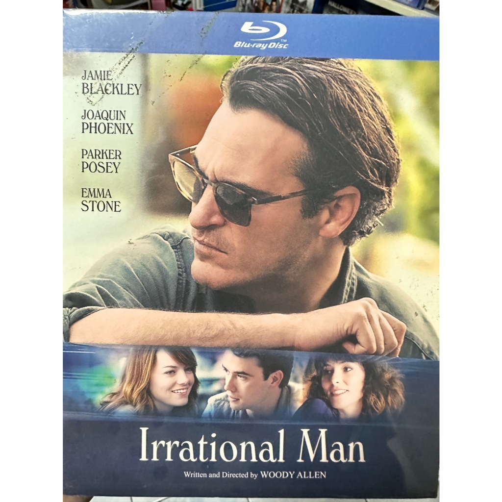 Blu-ray : Irrational Man (2015) " Jamie Blackley, Joaquin Phoenix, Emma Stone " A Film by Woody Alle