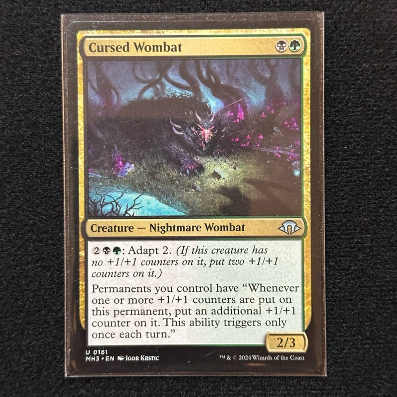 Modern Horizons 3: Cursed Wombat