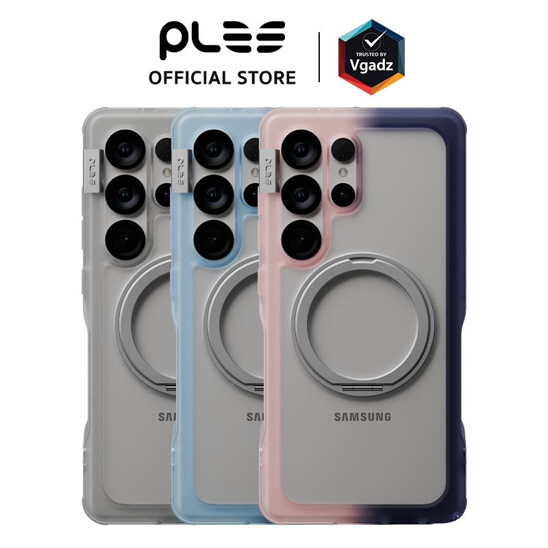 Ples เคสสำหรับ Galaxy S25 Ultra รุ่น Arche TwoFace Magnetic Ring Stand