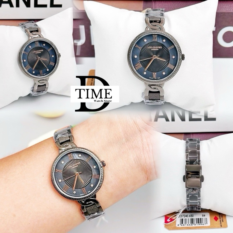 ✨แท้💯%✨นาฬิกาข้อมือLEE COOPER FW21 FEMALE 34 MM มีใบรับประกัน💢พร้อมส่ง💢