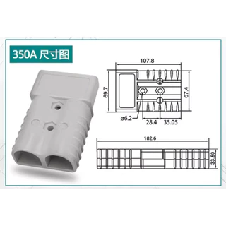 ปลั๊ก Anderson แจ็ค หัวต่อ คอนเน็คเตอร์ plug ขนาด 50A 80A 120A 175A 350A จำนวน 1 คู่ ทนกระแสสูง 600V สินค้าส่งตรงจากไทย