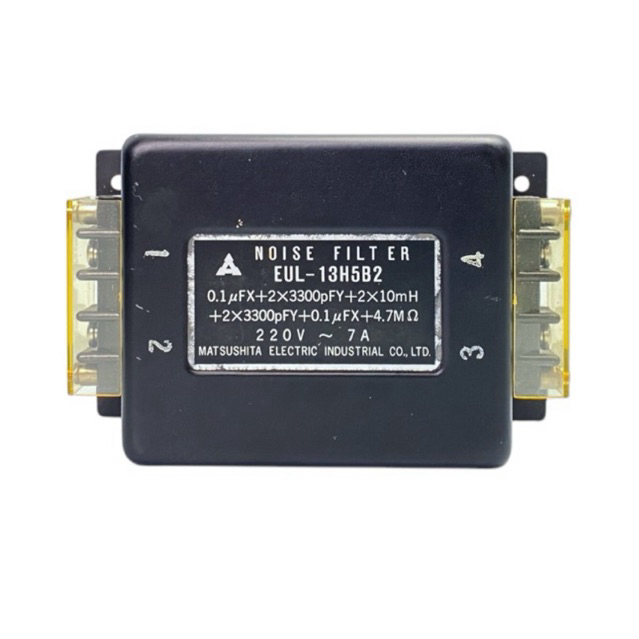 ตัวกรองเสียงรบกวน Noise Filter 220V 7A EUL-13H5B2 (NOS) Matsushita Electric
