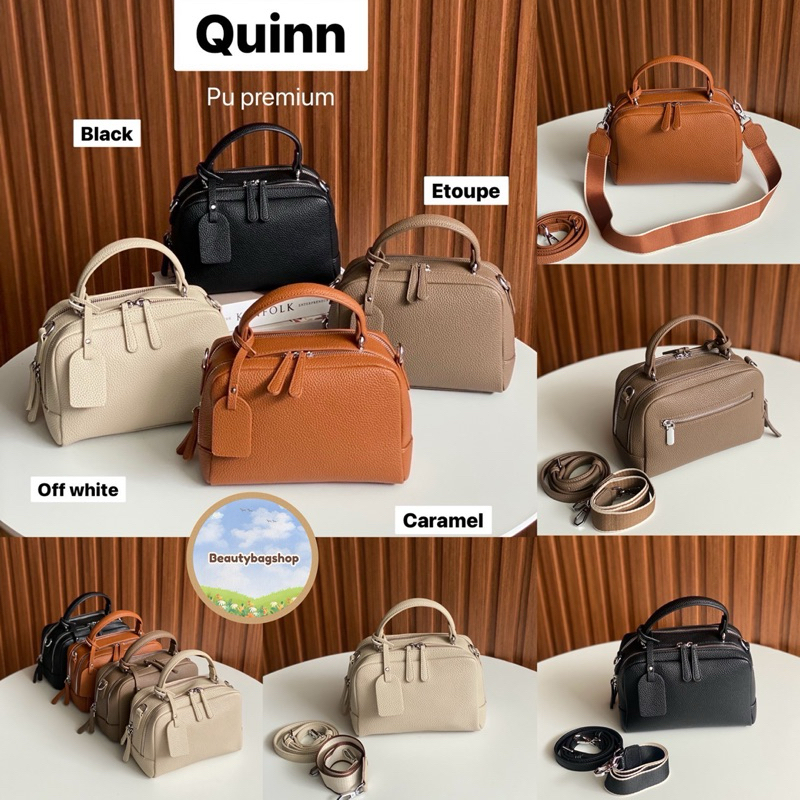 ✅งานสั่งผลิต✅ ❤️New in❤️ Quinn Pu premium  กระเป๋าทรงหมอน ตอบโจทย์การใช้งาน สำหรับเป็น Everyday Bag 