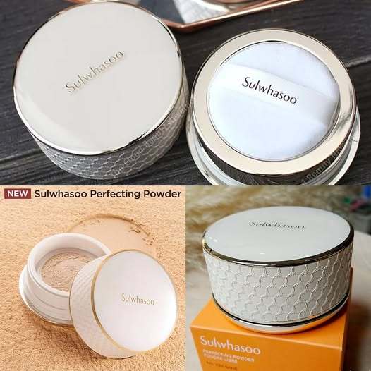 ฉลากไทย ผลิต 2025✨ กล่องแบบใหม่!! แป้งฝุ่น SULWHASOO Perfecting Powder