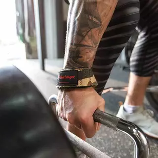 Harbinger l สแตรป Padded Cotton Lifting Straps